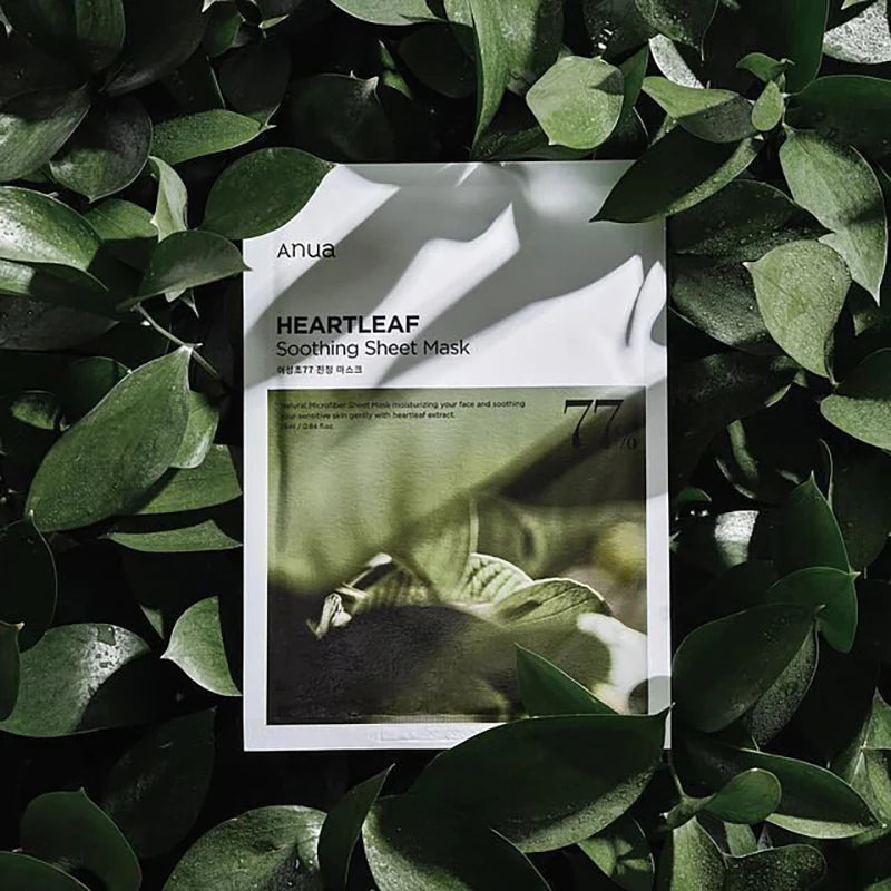 Anua - Heartleaf 77% Ssoothing Ssheet Mask - ماسك الهارتليف من انوا