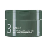 Numbuzin - No.3 Pore & Makeup Cleansing Balm with Green Tea and Charcoal - الغسول الزيتي من نمبوزين