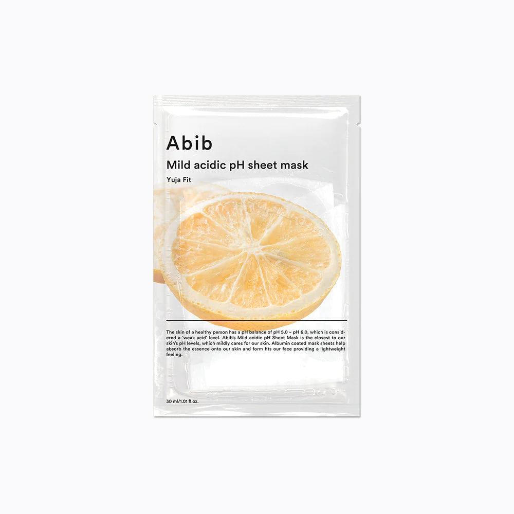 Abib - Mild Acidic pH Sheet Mask Yuja Fit - ماسك اليوجا من ايبب