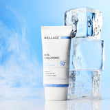 Wellage - Real Hyaluronic Blue Suncream 50ml - واقي الشمس هيالورونيك بلو من ولاج