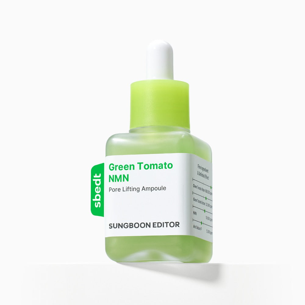 Sungboon Editor - Green Tomato NMN Pore Lifting Ampoule 40ml - سيروم المسام من سنقبون ادتور