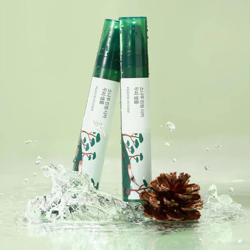 ROUND LAB - Pine Calming Cica Scalp Ampoule 15ml - امبولة فروة الرأس المهدئ بالصنوبر والسيكا من راوندلاب (15 مل)