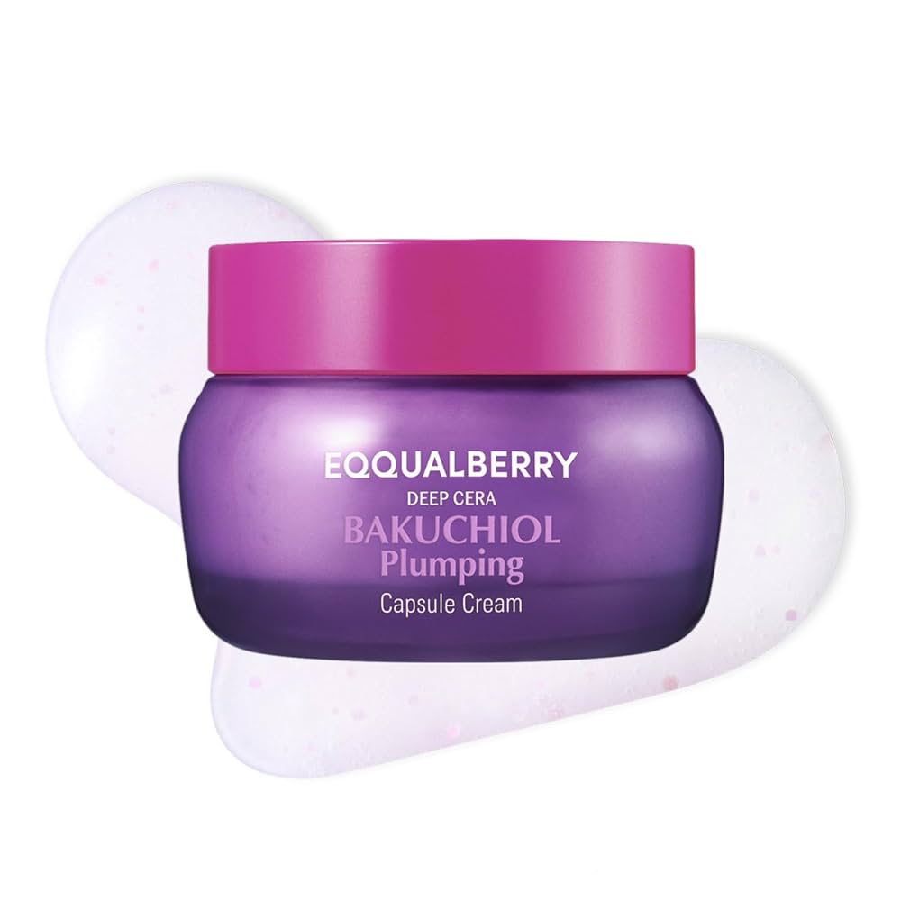 EQQUALBERRY - Bakuchiol Plumping Capsule Cream 50ml - كريم كبسولة باكوتشيول من ايكولبيري 50مل