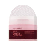 EQQUALBERRY - Collagen Pore Tight Up Gel Toner Pad (60 Sheets) - لبادات تونر جل الكولاجين لشد المسام من ايكولبيري