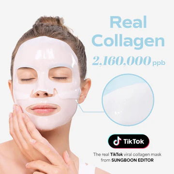 Sungboon Editor - Deep Collagen Hyalu-B5 Hydrating Mask 37g 4ea - ماسك الكولاجين المرطب من سنقبون ادتور (4 ماسكات)