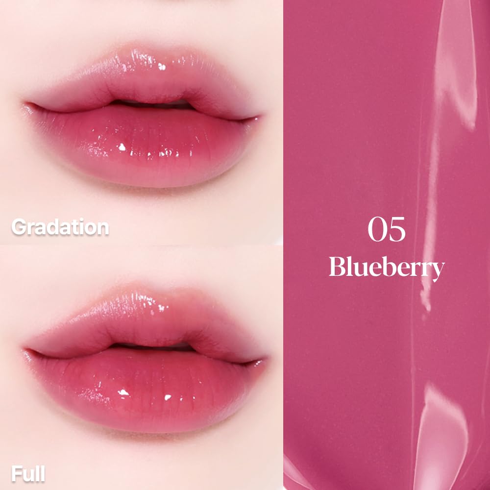 espoir - Nowear Lipstick Balming Glow #5 Blueberry - أحمر الشفاه المرطب من إسبواه رقم 5