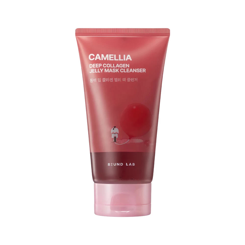 ROUND LAB - Camellia Deep Collagen Jelly Mask Cleanser 150ml -غسول ماسك الجيلي بالكولاجين العميق والكاميليا 150 مل