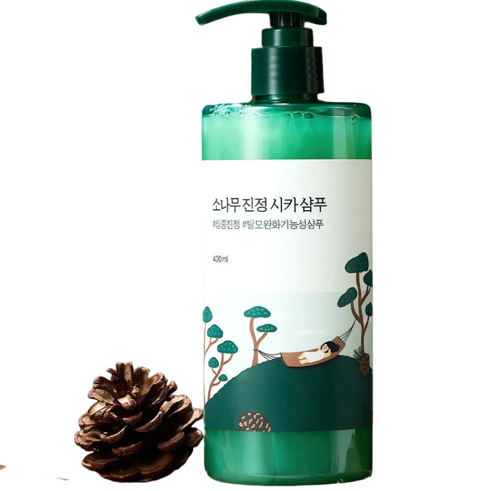 ROUND LAB - Pine Calming Cica Shampoo 400ml - شامبو الصنوبر وسيكا المهدئ من راوندلاب 400 مل