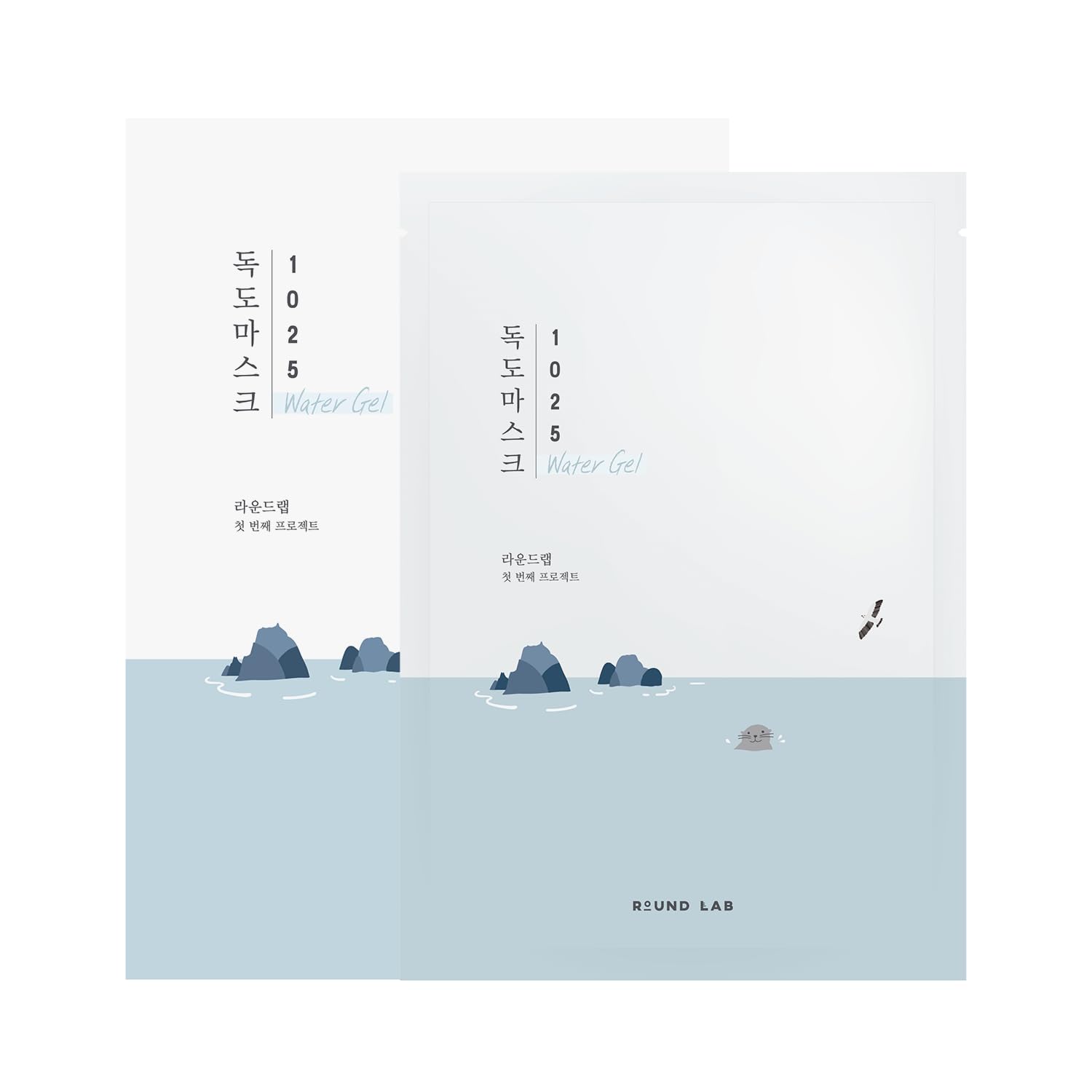 ROUND LAB - 1025 Dokdo Hydrating Water Gel Mask Sheet 30ml (10ea) - قناع جل مائي مرطب دوكدو 1025 من راوندلاب (10 قطع)