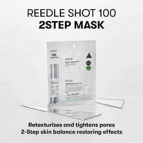 VT Cosmetics - Reedle Shot 100 2-Step Mask (1 Sheet) -  ماسك ريدل شوت 100 بخطوتين من في تي كوزمتيكس