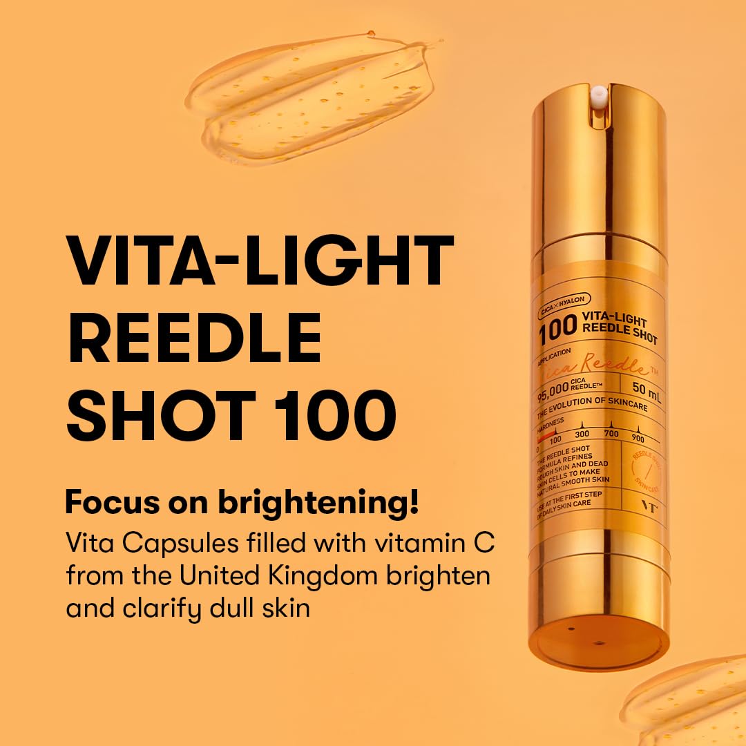 VT Cosmetics Vita-Light Reedle Shot 100 - ريدل شوت التفتيح 100 من في تي كوزمتكس