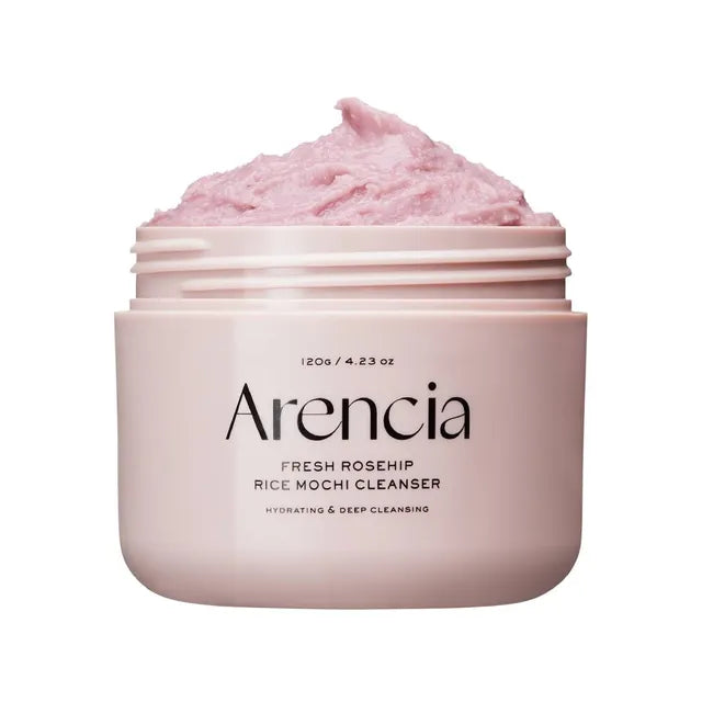 Arencia - Fresh Rosehip Rice Mochi Cleanser 120g - غسول الورد من ارنسيا 120ج
