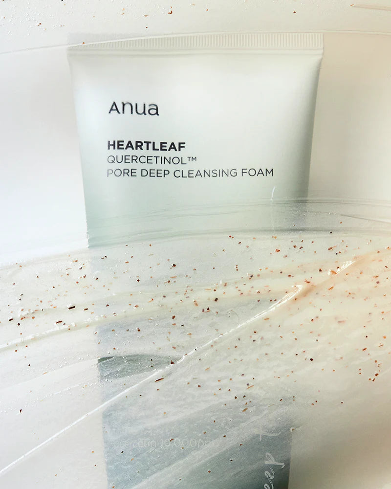 Anua -  Heartleaf Quercetinol Pore Deep Cleansing Foam 150ml - غسول الهارتليف من انوا 150مل