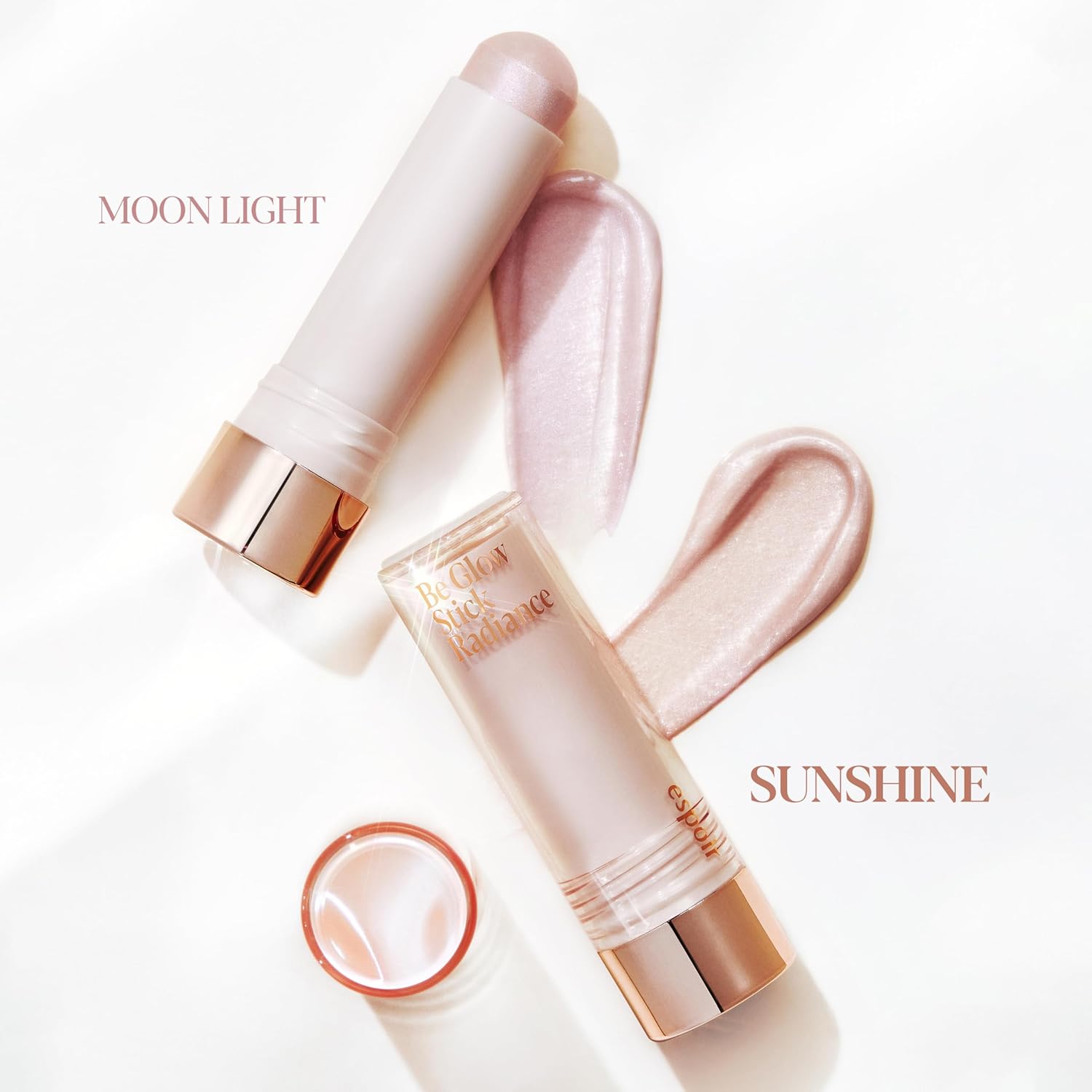 espoir - Be Glow Stick Radiance Highlighter #2 Moonlight - بي جلو هايلايتر ستيك من إسبواه بدرجة رقم 2