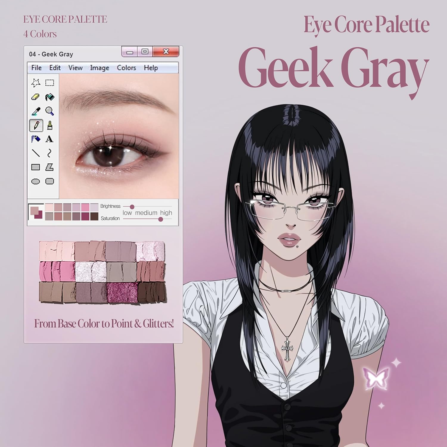 espoir - Eye Core Palette #4 Greek Gray - باليت العيون من إيسبواه رقم 4