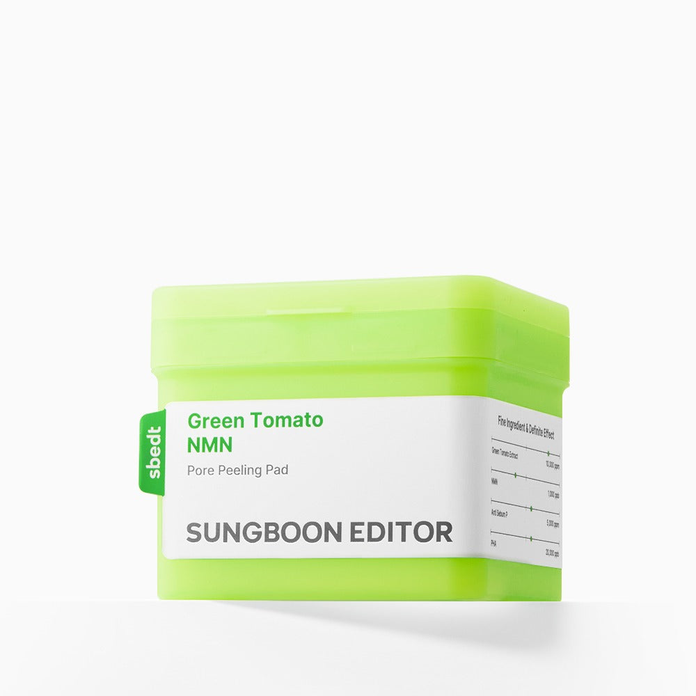 Sungboon Editor - Green Tomato NMN Pore Peeling Pad 170ml (60pcs) - لبادات المسام من سنقبون ادتور