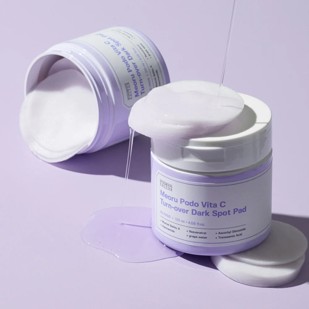 Sungboon Editor Meoru Podo Vita C Turn-over Dark Spot Pad 60pcs - لبادات تفتيح البقع الداكنة من سنقبون ادتور