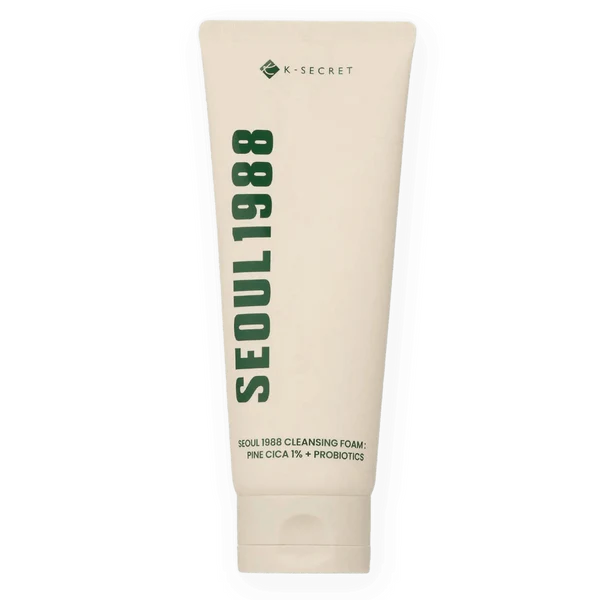 KSECRET - SEOUL 1988 Cleansing Foam : Pine Cica 1% + Probiotics 150ml - الغسول الرغوي من ك سيكرت 150مل