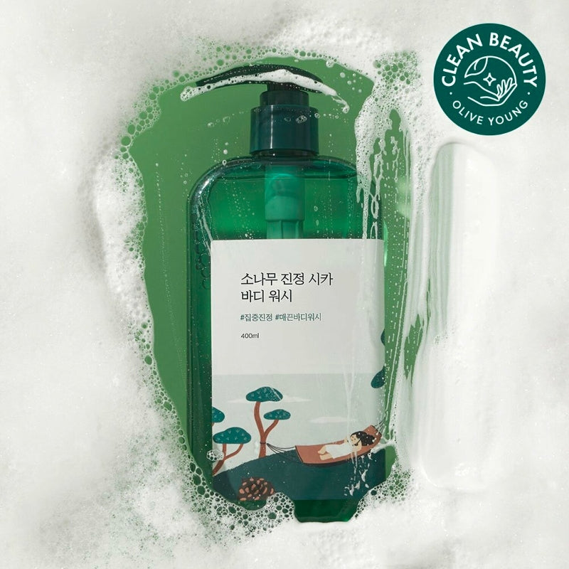 ROUND LAB - Pine Calming Cica Body Wash 400ml - غسول الجسم من راوند لاب 400مل