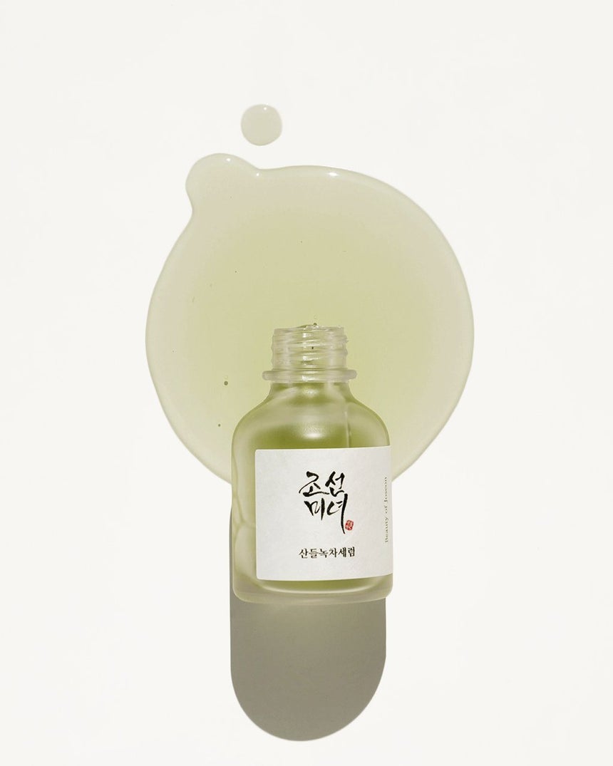 Beauty of Joseon - Calming Serum : Green tea+Panthenol 30ml - السيروم المهديء بخلاصة الشاي الاخضر والبانثنول من بيوتي اوف جوسون 30مل